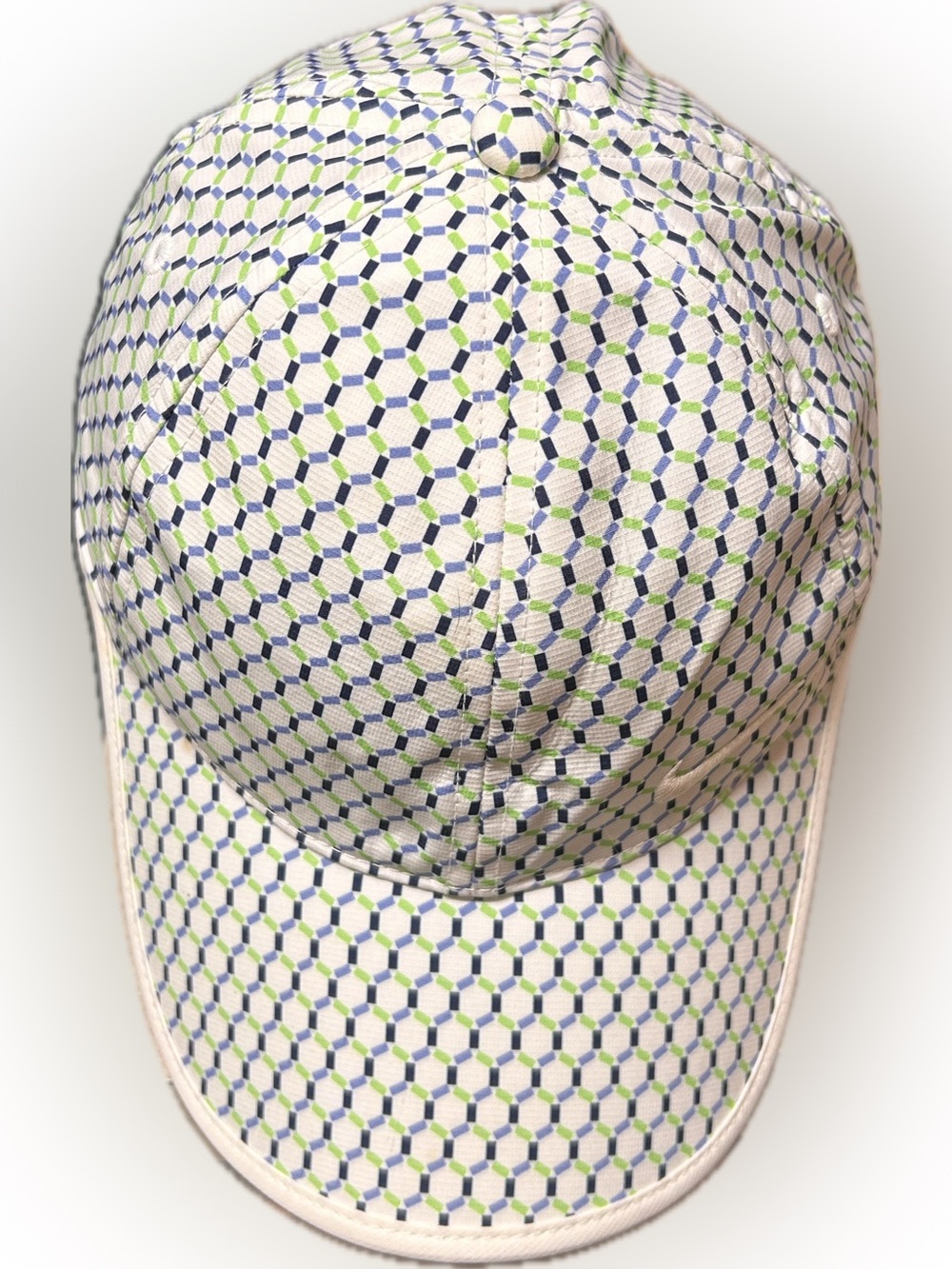 Women’s Nike Golf Tennis Hat Geometric Blue, Green, White